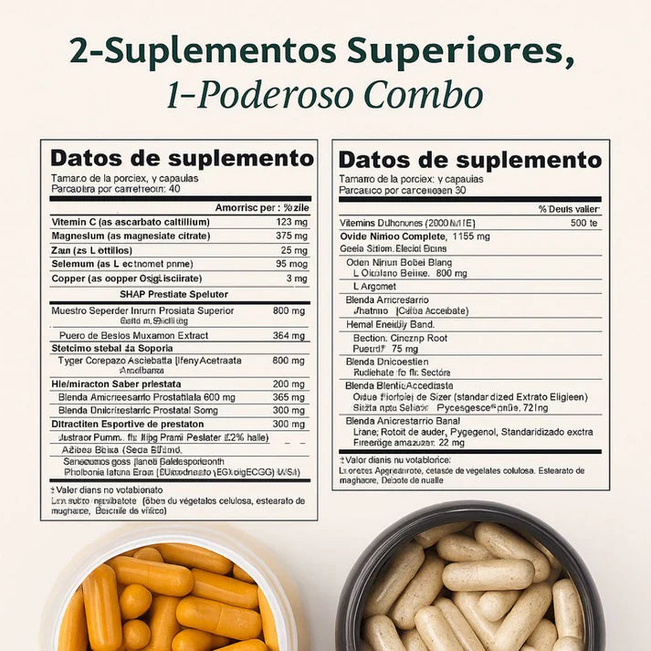 COMBO OXIDO NÍTRICO + PROSTATE HEALTH ORIGINAL